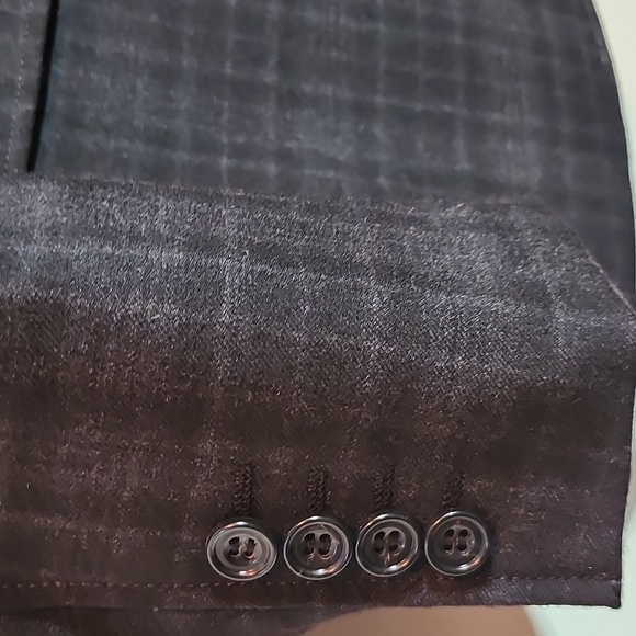 Daniel Hechter Men's Black/Charcoal Sportcoat - Picture 5 of 12